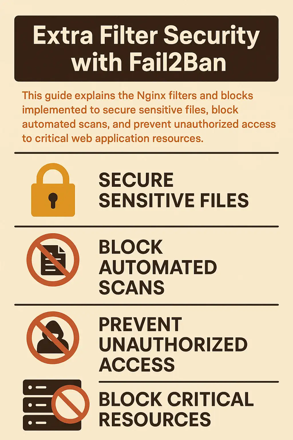 Extra Filter Security with Fail2Ban